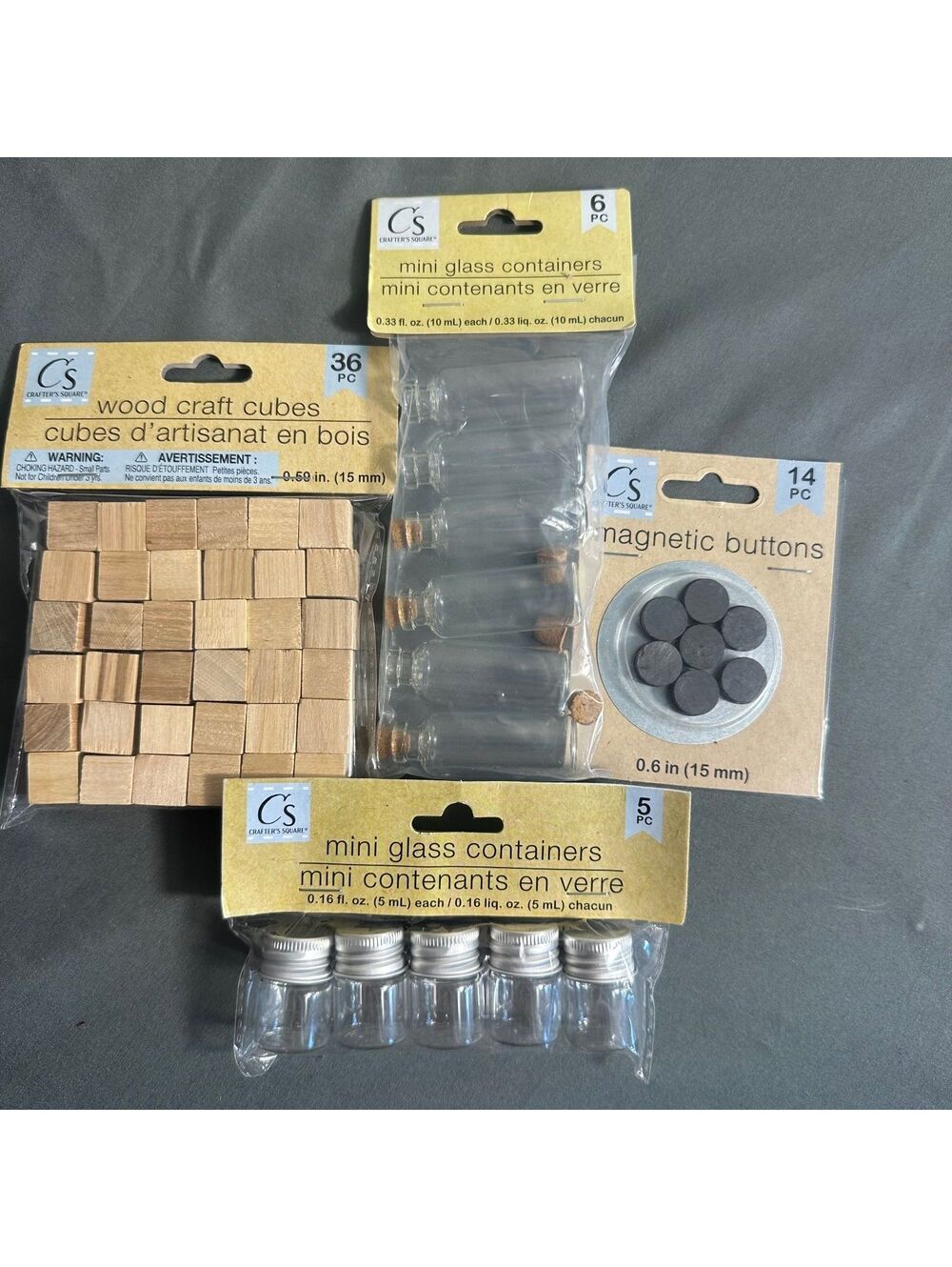 Crafters Square Bundle Jars Blocks and Magnets